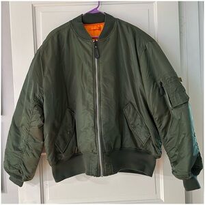 Men’s XXL Green Bomber Jacket